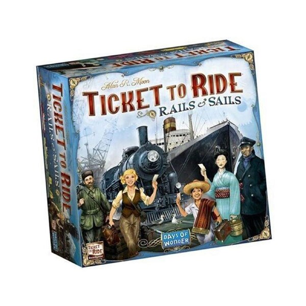 Days Of Wonder Ticket to Ride Rails & Sails Strategy Tabletop Board Game 10y+