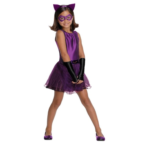 Dc Comics Catwoman Tutu Baby Dress Up Character Theme/Party Costume Toddler