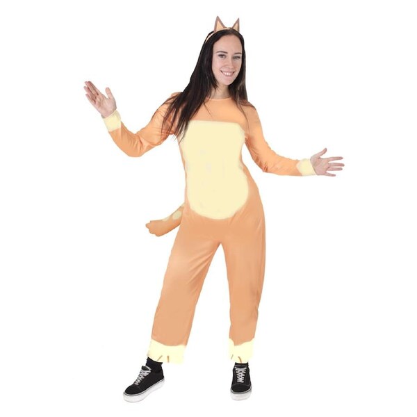 Disney Bluey Chilli Adult Womens Fancy Dress Up Party Animal Costume M