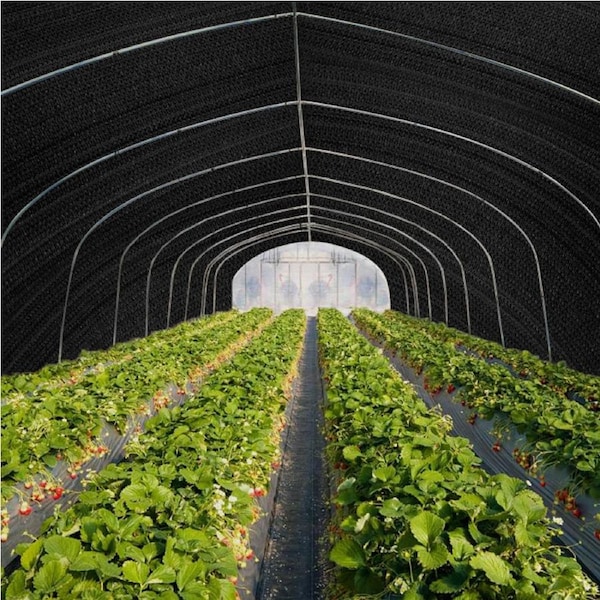 1.83x30M ZUNI 50% Shade Cloth Shade Sail Heavy Duty Garden Mesh Roll Black