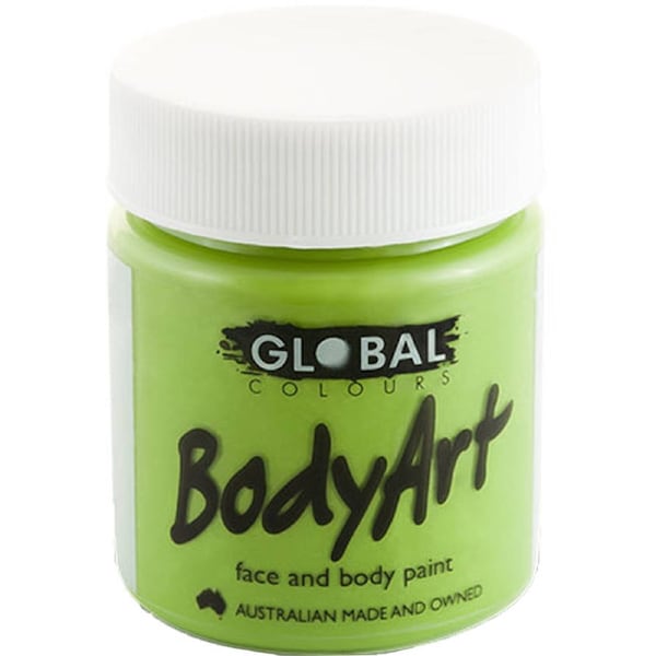 Lime Green Face and Body Paint Tub 45ml