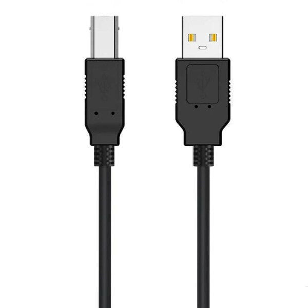 Cruxtec USB Type A to USB Type B Cable - Black 1m (ATB-U2-1MBK)