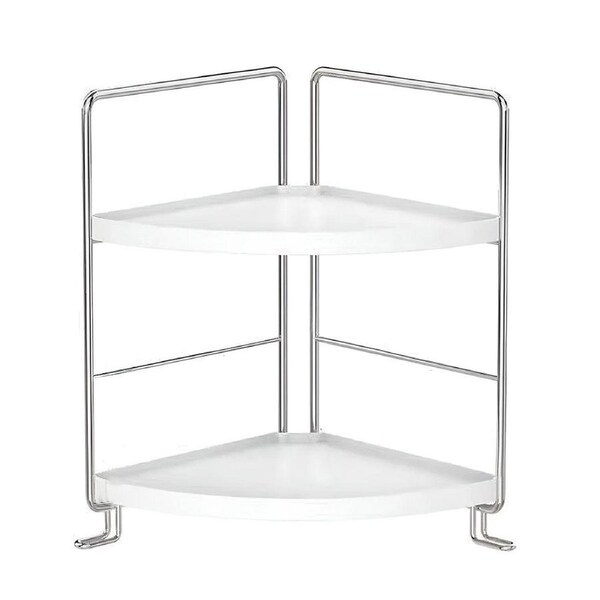 2 Tier Countertop Shelf Organizer Storage Rack for Kitchen Bathroom and Office