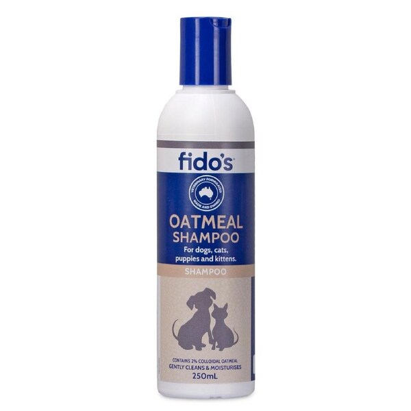 Fido's & Oatmeal Shampoo For Dogs Puppies Cats And Kittens 250 ml