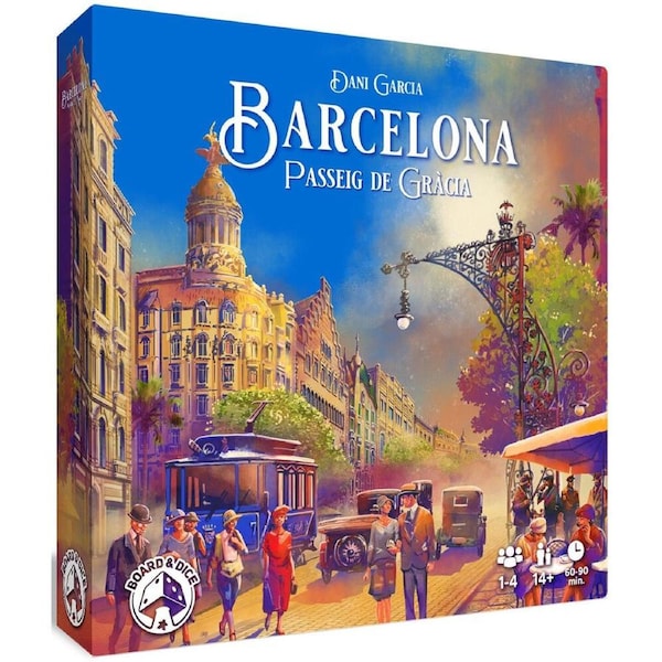 Board & Dice Barcelona Passeig De Gracia Exp Board Game Kids/Children 14y+