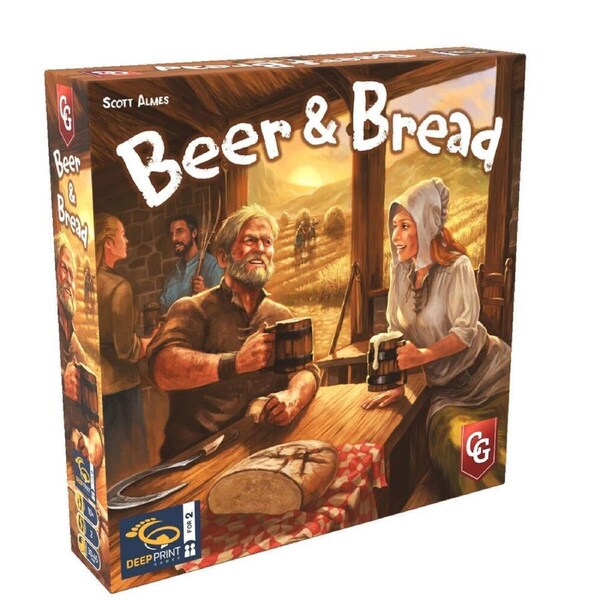 Capstone Games Beer & Bread Board Strategy Card Game Kids/Child/Family 10y+