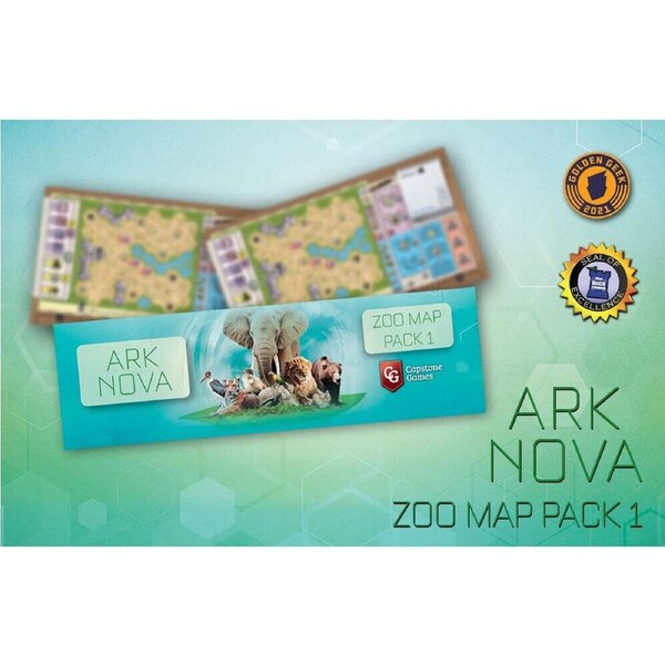 Capstone Games Ark Nova Zoo Map Pack 1 Strategy Board Game Kids/Child 14y+