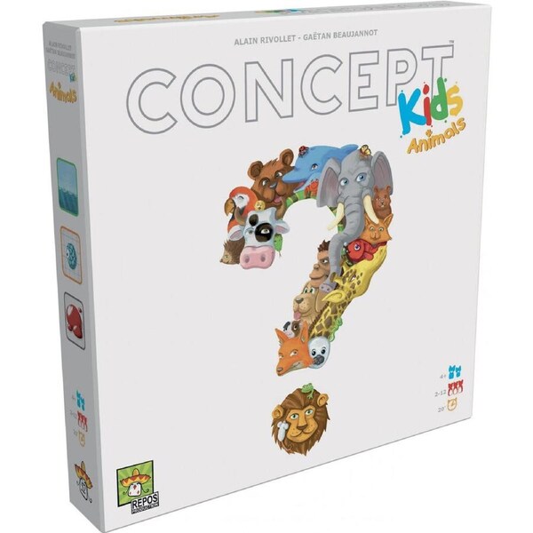 Repos Production Concept Animals Kids/Children Play Card Guessing Game 4y+