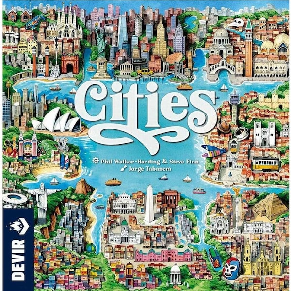 Devir Games Cities Kids/Children Fun Interactive Strategy Board Game 10y+