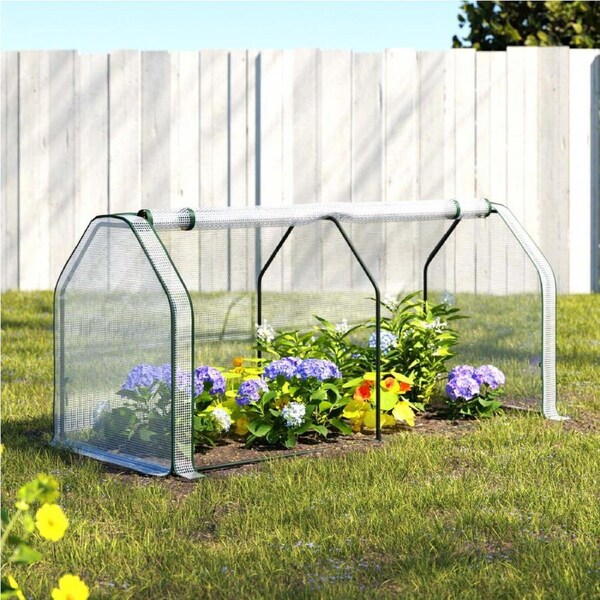 Green Fingers Greenhouse PE Cover 1.2x0.5x0.6M