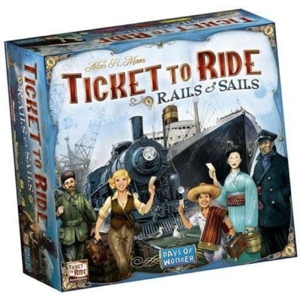 Ticket to Ride Rails & Sails Board Game