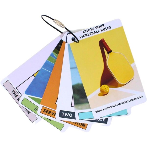 Pickleball Rules Bag Tags - Pickleball Rules Made Easy