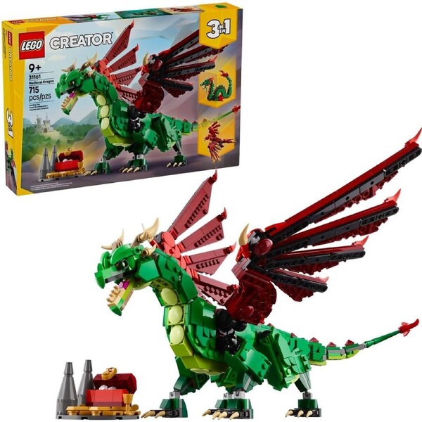 LEGO 31161 Medieval Dragon - LEGO Creator 3-in-1