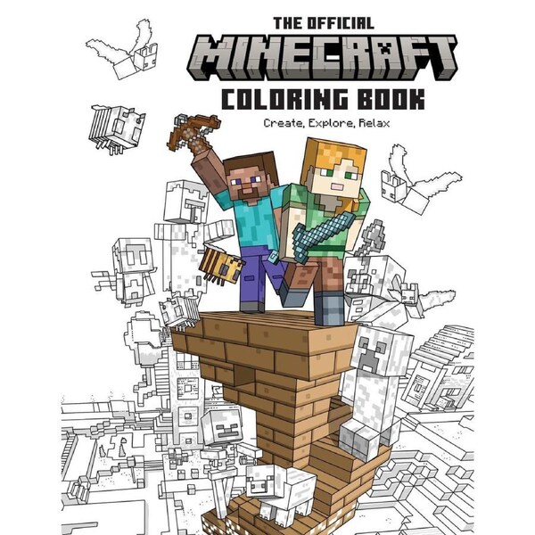 The Official Minecraft Coloring Book: Create, Explore, Relax!