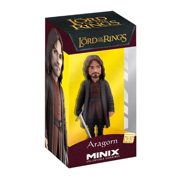 MINIX The Lord of the Rings Aragorn #133 Movie Action Figure Play Toy 12cm