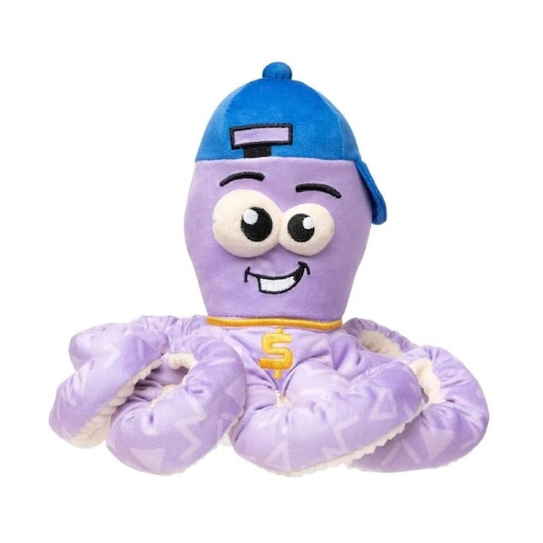 Hip Hoptapus Dog & Puppy Plush Toy with Squeaker by FuzzYard