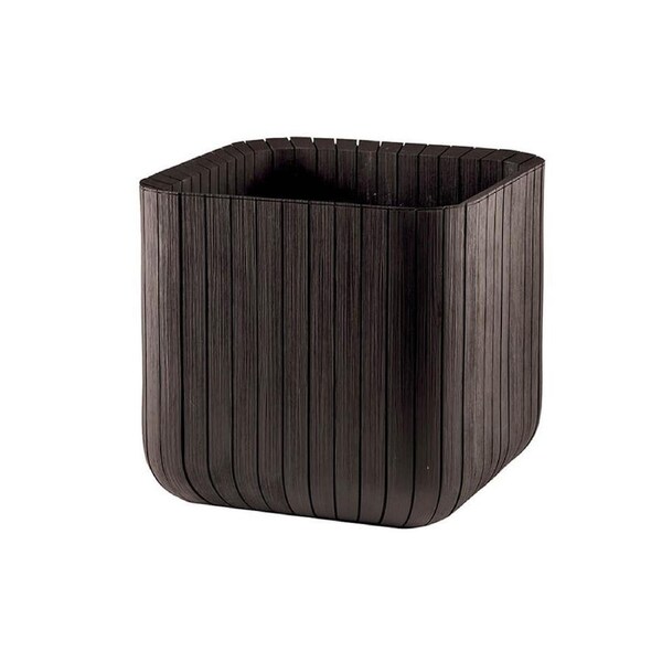Keter Cube Planter - Brown (Medium)