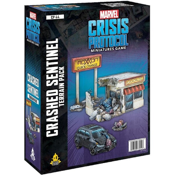 Atomic Mass Games Marvel Crisis Protocol Crashed Sentinel Game Terrain Pack