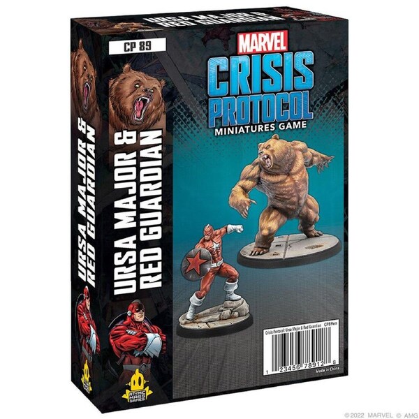 Atomic Mass Games Marvel Crisis Protocol Ursa Major & Red Guardian Miniature