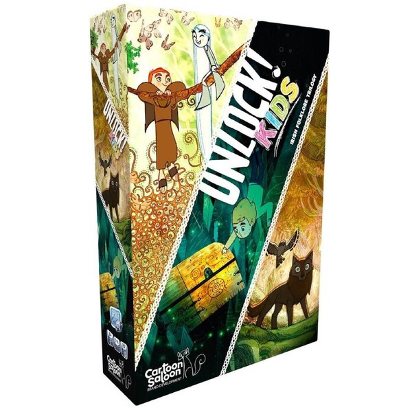 Space Cow Unlock Irish Folklore Trilogy Kids/Family Cooperative Card Game 6y+
