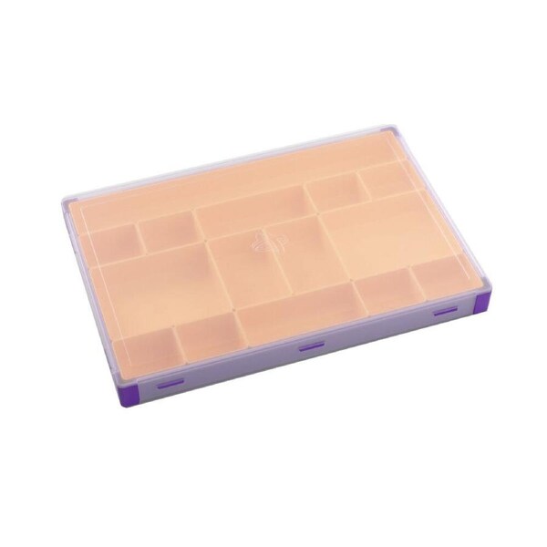 Gamegenic Token Silo XL Tabletop Gaming Dice/Card Tray Storage Purple/Orange