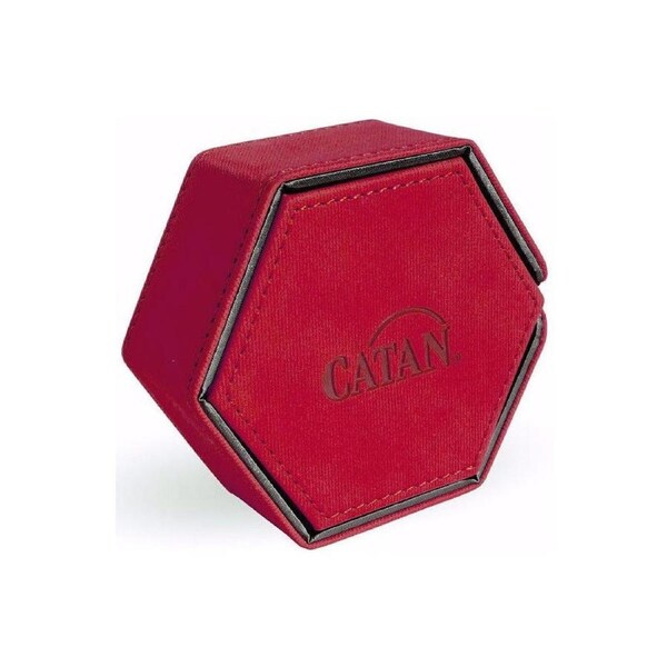 Gamegenic Catan Dice Hexatower Tabletop Dice-rolling Gaming Accessories Red