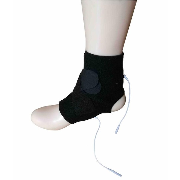 Homemedics Premium Conductive TENS Machine Ankle Garment Brace