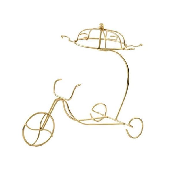 Iron Wine Bottle Holder Rack Wine Cooler Stand Decorative Storage Display