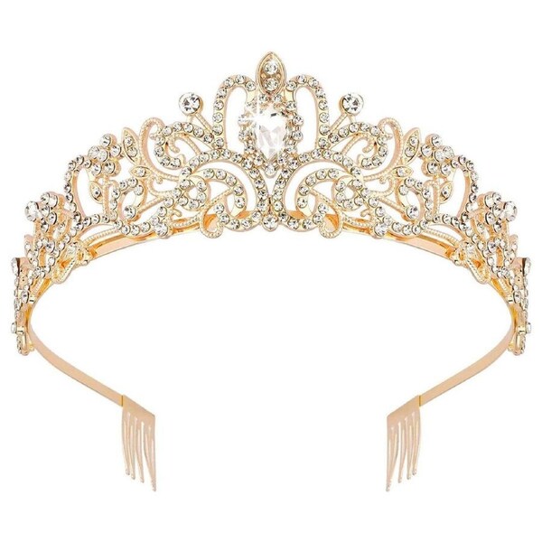Crown Tiara Headband for Princess Wedding Party Bridal Costume Accessories