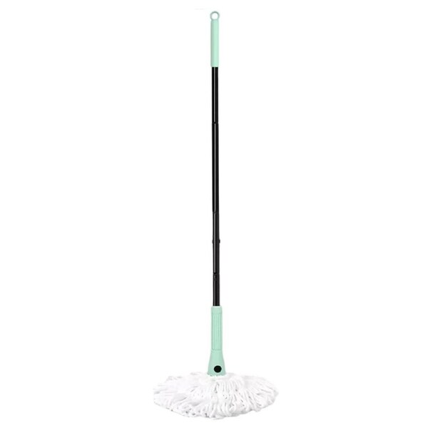 Hands Free Twist Microfiber Mop Head Long Handle Easy Squeeze Twist Mop