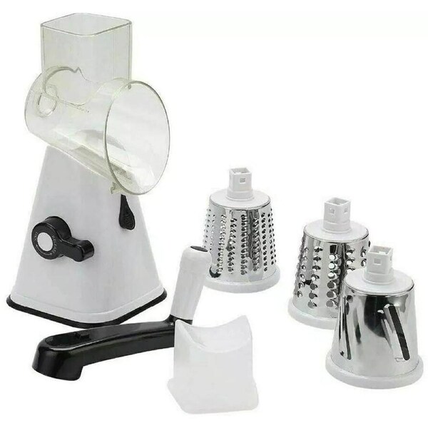 Multifunction Vegetable Slicer Cutter Grater Manual Food Chopper Machine 3-Blade