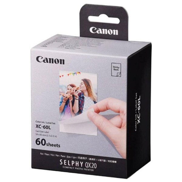 Canon XC-60L Card Size Label For QX20 - 60 Sheets