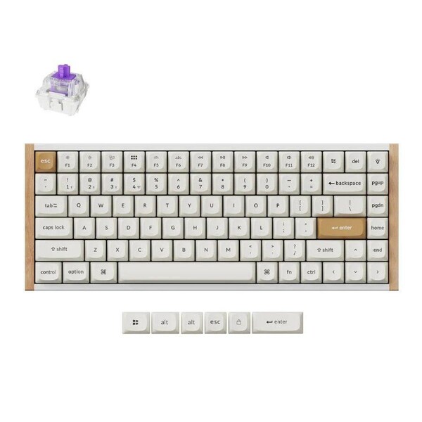 Keychron K2 HE Magnetic Keyboard (White) (Gateron Nebula Switch) [Special Ed]