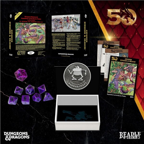 Beadle & Grimms Expedition to Barrier Peaks Dice & Accessories Set D&D 50th