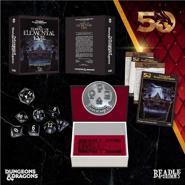 Beadle & Grimms The Temple of Elemental Evil Dice & Accessories Set D&D 50th