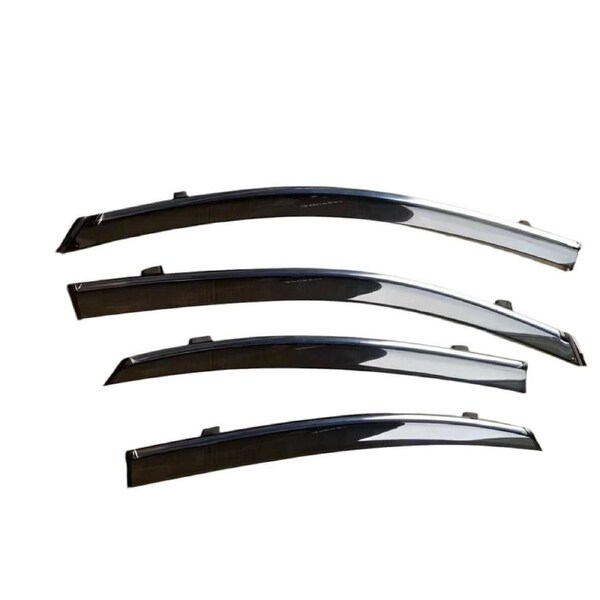 Premium Weathershields Weather shield with Chrome Strips fit GWM Haval H6 2021 Onwards