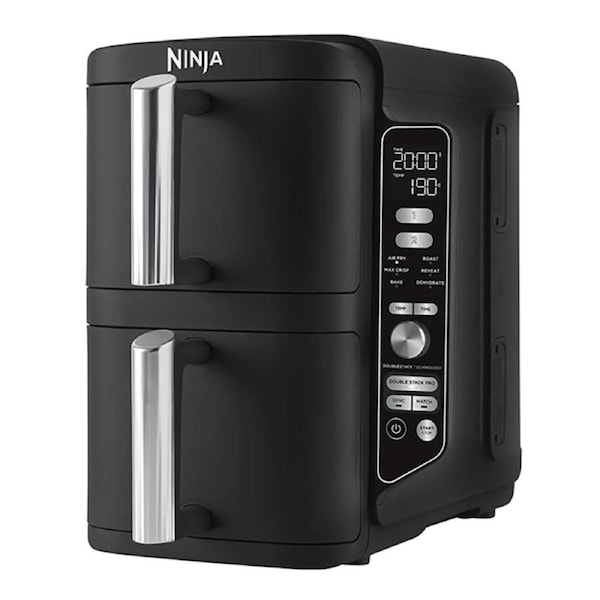 Ninja DoubleStack XXXL 9.5L 2 Drawer Air Fryer SL400 Black