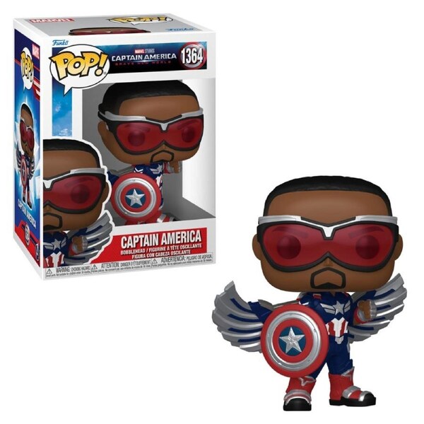Marvel Captain America Brave New World Captain America Funko POP! Vinyl