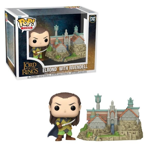 The Lord of the Rings Elrond with Rivendell Funko POP! Vinyl