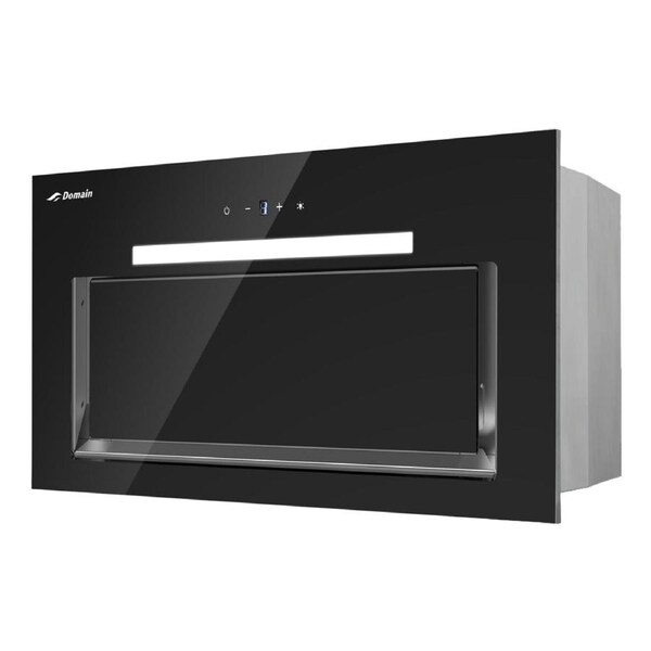 NEW Domain Powerful Black Glass Under-Mount Rangehood - 520mm