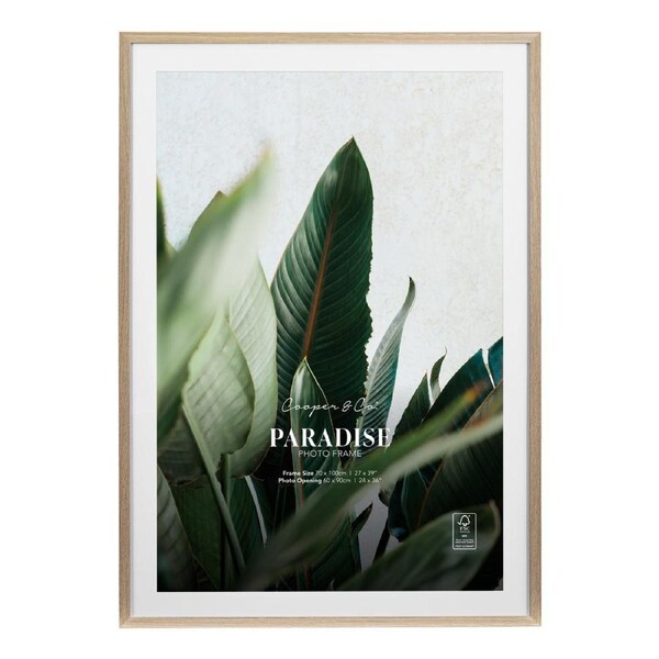 Cooper & Co. 70x100cm Mat to 60x90cm Premium Paradise Wooden Photo Frame