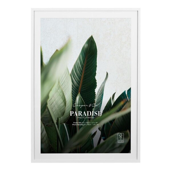 Cooper & Co. 70x100cm Mat to 60x90cm Premium Paradise Wooden Photo Frame