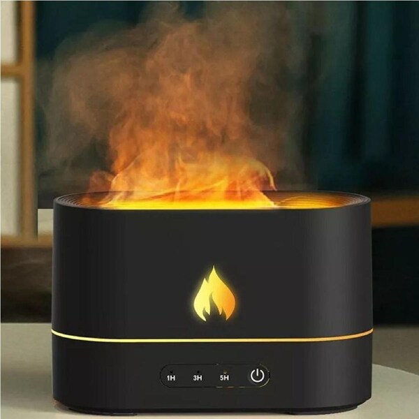 3D Flame Essential Oil Diffuser Aroma Humidifier 250ml USB Air Purifier Mist Maker Atomiser