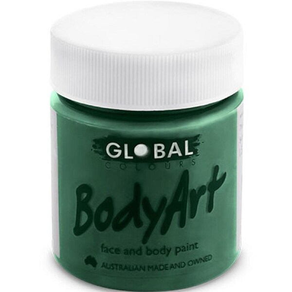 Deep Green Face and Body Paint Tub 45ml