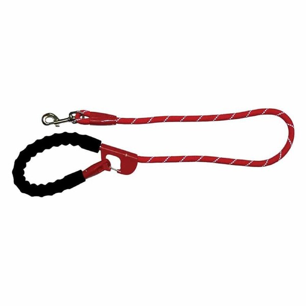 Annabel Trends Sturdy Easy Locking Snap & Stay Secure Dog/Pet Leash Red
