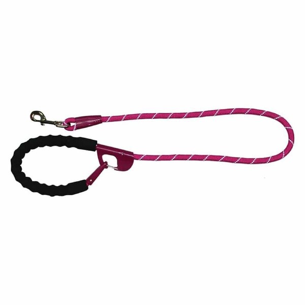 Annabel Trends Sturdy Easy Locking Snap & Stay Secure Dog/Pet Leash Fuschia