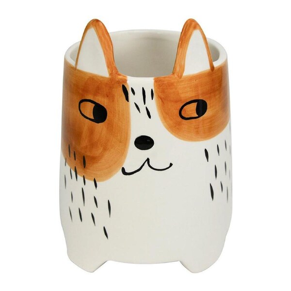 Annabel Trends Cute & Quirky Ceramic Animal Planter Large Buddy Dog 22.5cm
