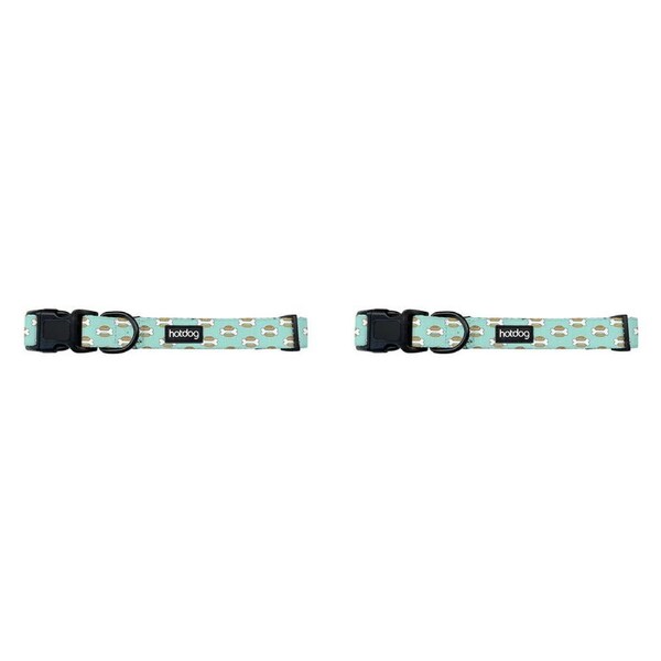 2PK Annabel Trends Hot Dog Adjustable Collar Accessory Bone Burger Extra Small