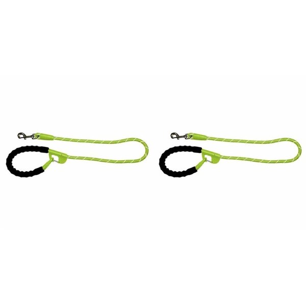 2PK Annabel Trends Sturdy Easy Locking Snap & Stay Secure Dog/Pet Leash Lime