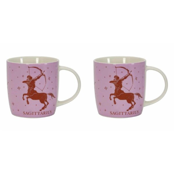 2PK Annabel Trends Coffee/Tea Zodiac Sign Mug/Cup Sagittarius 350ml in Gift Box